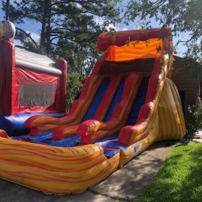 Parties N' Motion provides double inflatable water slide rentals to the Jacksonville Florida area.