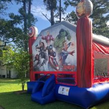 Parties N' Motion has an Avengers themed bounce house that you can rent