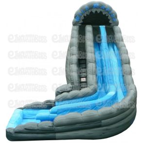 inflatable water slide 22ft wild rapids with pool