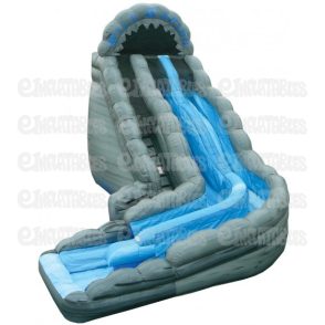 inflatable water slide 22ft wild rapids with pool