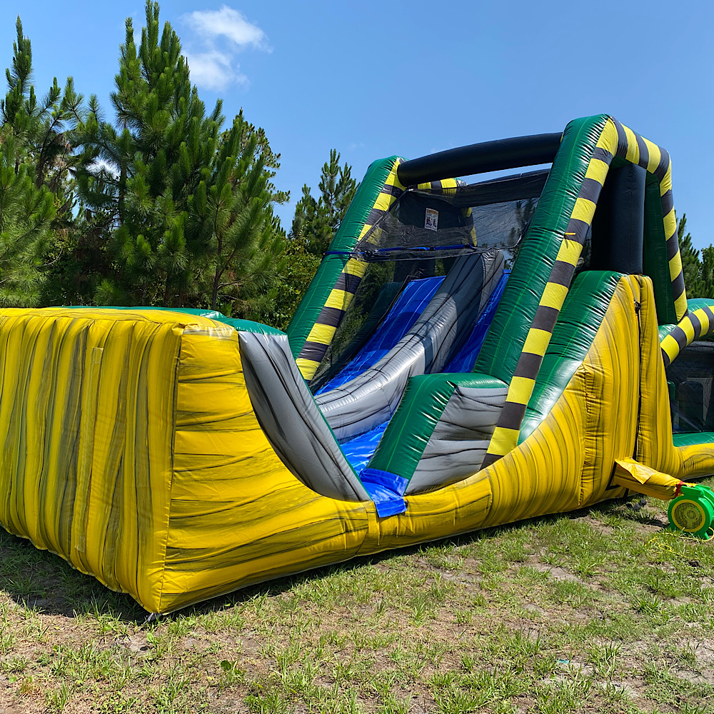 35 Ft H2Obstacle Course TOXIC Colors $295 Dry / $325 Wet - Parties N Motion