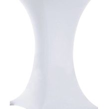 premium quality small table white decorative cloth